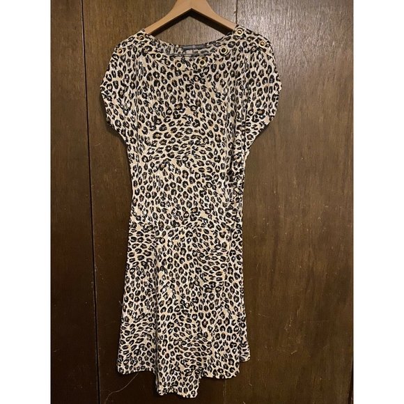 Womens Signature Collection Faux-Look Wrap Size 12-14 Roushing on sides - Picture 1 of 4